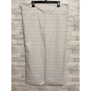 Charisma King Pillowcase Set of 2 Taupe White Geometric Ogee‎ Polyester Bedding
